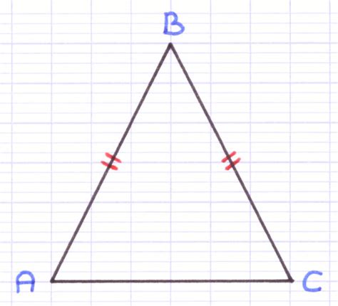 Reconna Tre Et D Crire Un Triangle Isoc Le