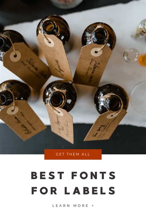 Best Fonts For Labels Ellen Blogs