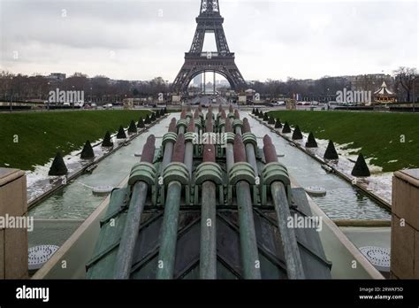 Urban Landscape Of Paris From The Trocad Ro Site Of The Palais De