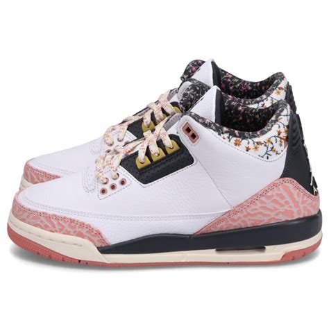 Nike ナイキ エアジョーダン3 レトロ Gs スニーカー レディース Air Jordan 3 Retro Gs ホワイト 白 441140 100 Nike 441140 100