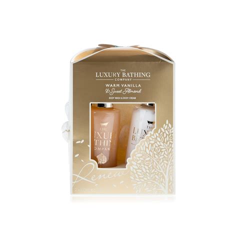 The Luxury Bathing Company Warm Vanilla Sweet Almond Body Wash And