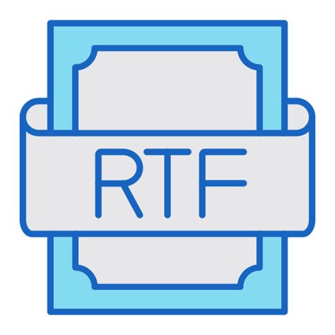 Rtf Generic color lineal-color icon
