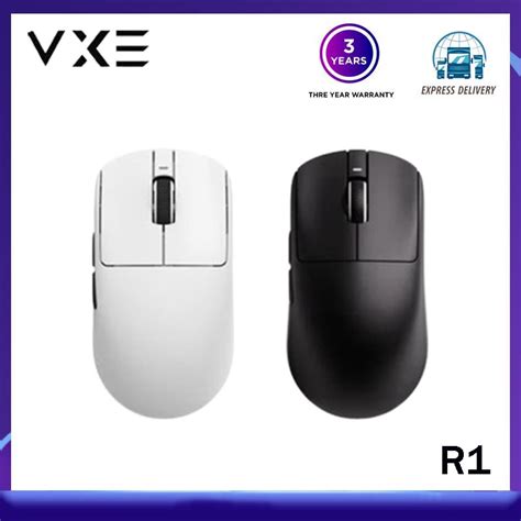 (พร้อมส่ง) Vxe dragonfly R1 เมาส์เกมมิ่งไร้สาย น้ําหนักเบา PAW3395 ...
