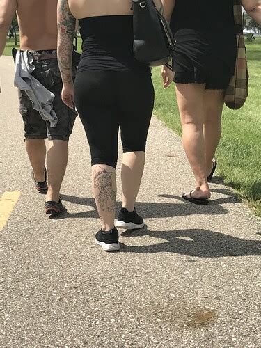 Oc Goth Woman With A Beautiful Soft Ass In Tight Leggings Spandex