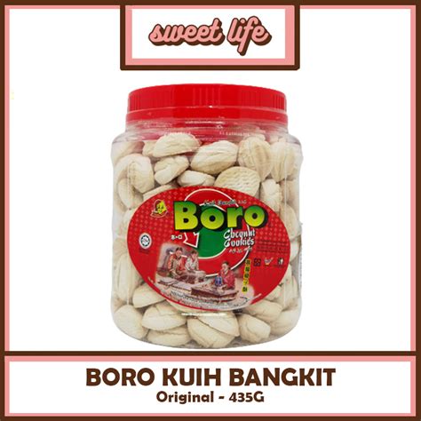 435G BORO COOKIES ORIGINAL PANDAN KOPI DURIAN BISKUT RAYA KUIH