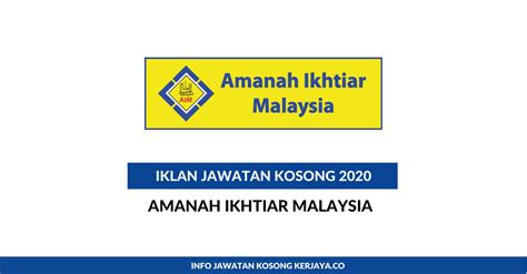 Amanah Ikhtiar Malaysia Kerjaya
