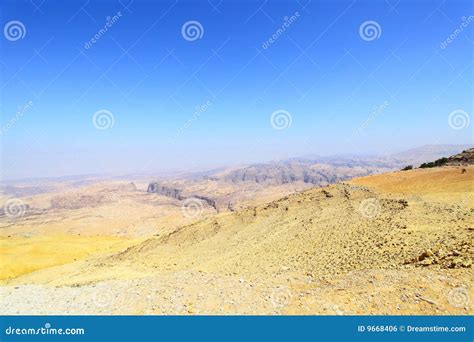 Mountains Of Jordan Stock Photo Image Of Asia Color 9668406