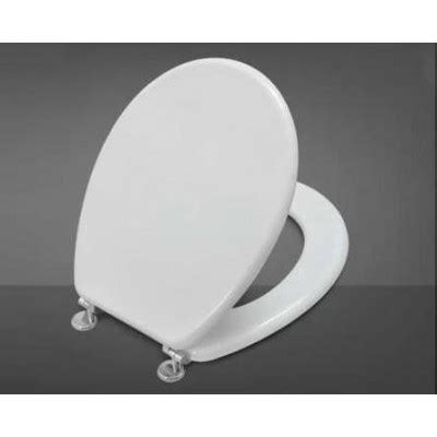 Tabla Asiento Inodoro Derpla Para Modelo Flor Madera Mdf Laqueada Blanca