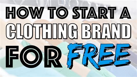 How To Start A Clothing Brand How To Start A Clothing Business In