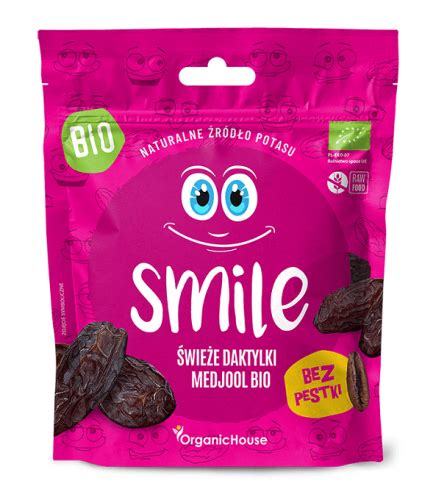 DAKTYLE SMILE MEDJOOL ŚWIEŻE BEZ PESTEK BEZGLUTENOWE BIO 100 g