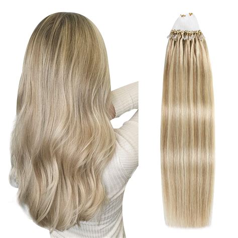 Amazon Suyya Micro Loop Hair Extensions Real Human Hair Ash