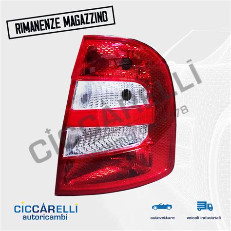 Fanale Posteriore Skoda Fabia 1999 2003 Dx Depo Autoricambi Ciccarelli