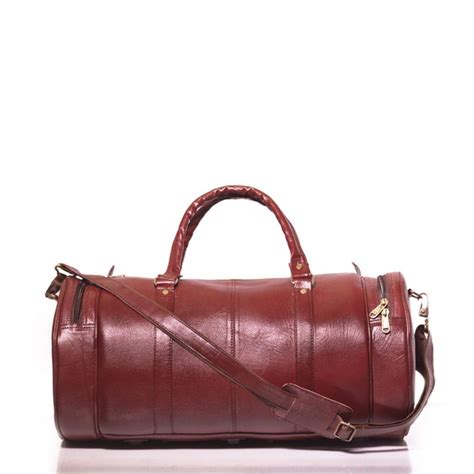 Leather Gym Bag/Men's Leather Duffle Bag - Jasper