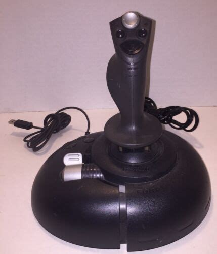 Microsoft Sidewinder Force Feedback 2 Usb Joystick X05 63776 Flight Simulator Ebay