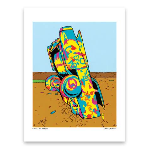 Cadillac Ranch – Art Print | CARA JACKSON