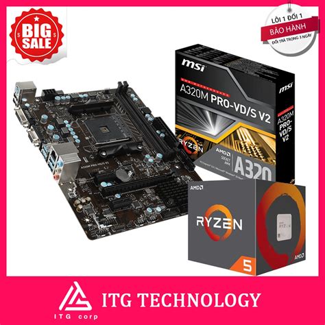 Combo Cpu Amd Ryzen Tray Main Msi A M Pro Vds V Shopee