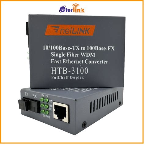 Netlink Media Converter Htb Fiber Transceiver Fiber Converter Km