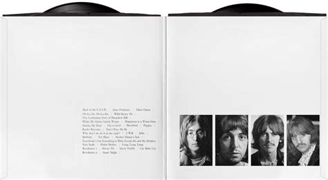 Beatles White Album Cover Artwork