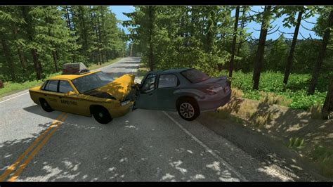 Beamng Drive Realistic Crashes First Video Youtube