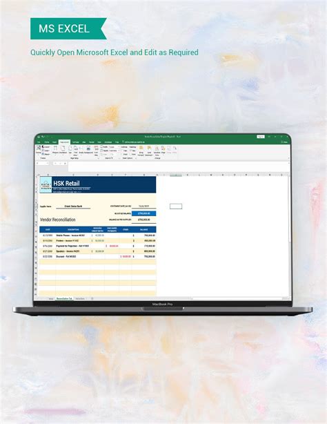 Vendor Reconciliation Template Google Sheets Excel Template Net