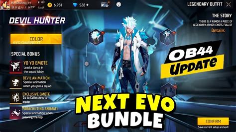 Ob Update New Evo Bundle Ob Update Ob Update Free Fire