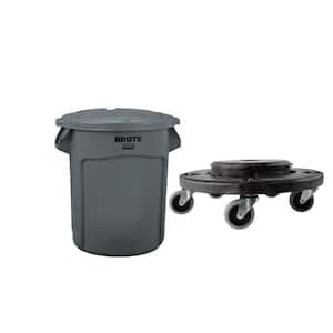 Rubbermaid Commercial Products Brute 20 Gal Outdoor Trash Can Plus