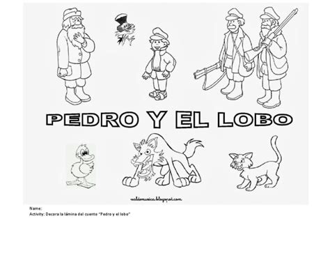 Cuento Pedro Y El Lobo Pdf