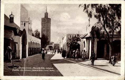 Ansichtskarte Postkarte Casablanca Marokko Quartier Des Habous