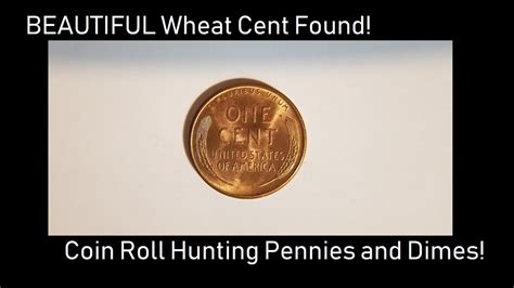 Wheat Cent Found In Great Shape Coin Roll Hunting Pennies And Dimes