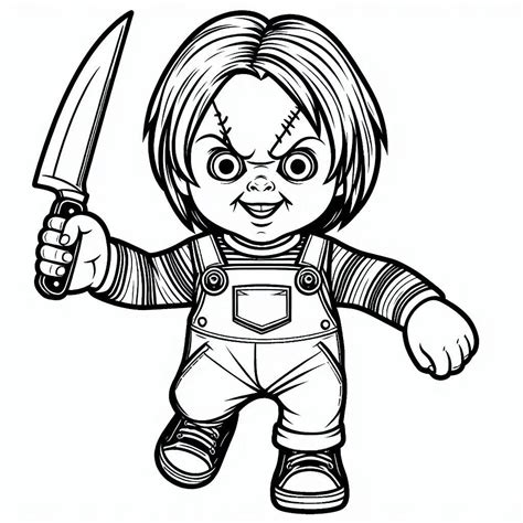 48 Chucky Para Colorear Gratis Cuidado Ha Vuelto