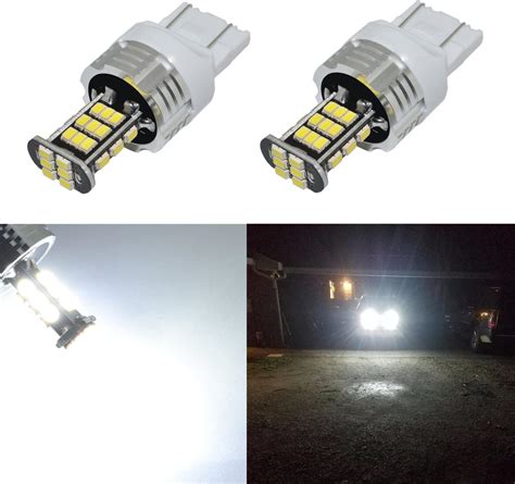 Alla Lighting Super Bright 7440 7443 LED Lights Bulbs 2000 Lumens 12V