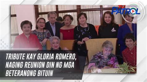 Tribute Kay Gloria Romero Naging Reunion Din Ng Mga Beteranong Bituin