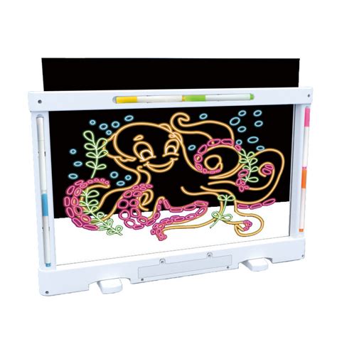 LED Doodle Board- With Stencils and Dry Erase Markers – Gabba Goods