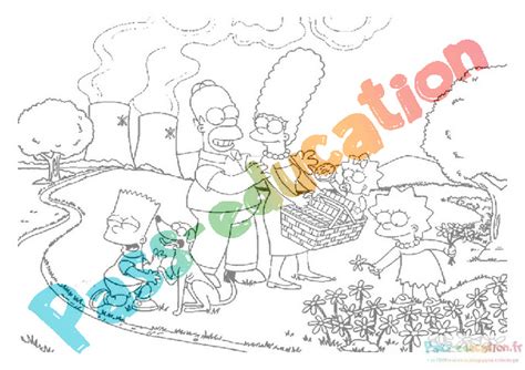 Coloriage Gratuit Des Simpsons Dessins T L Charger Et Imprimer En Pdf