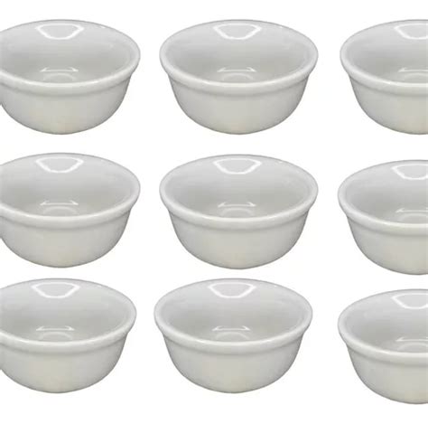 24 Tigela Porta Molhos Manteiga Porcelana 100ml Mesa Posta