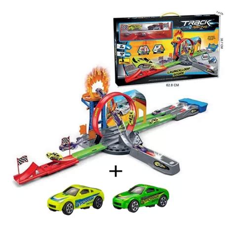 Pista Super Looping 360 3 Lançadores Tipo Hotwheels Frete grátis