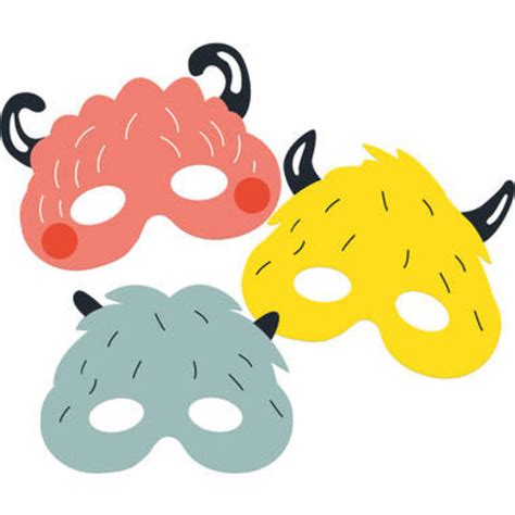 Maskers Monster Bash 6 Stuks Online Kopen Feestartikelen Specialist