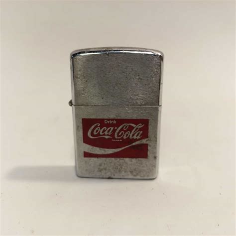 【傷や汚れあり】★1円〜 1980年製 コカ・コーラ Zippo ジッポー ジッポ オイルライター 喫煙グッズ 喫煙具 Bradford 着火