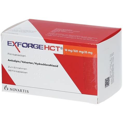 Exforge Hct Mg Mg Mg Filmtabletten St Mit Dem E Rezept