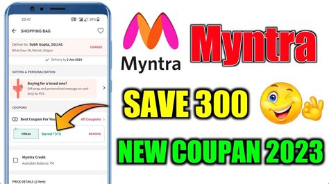 Myntra 300 Promo Code Kaise Use Kare 100 Discount Myntra Coupon Kaise