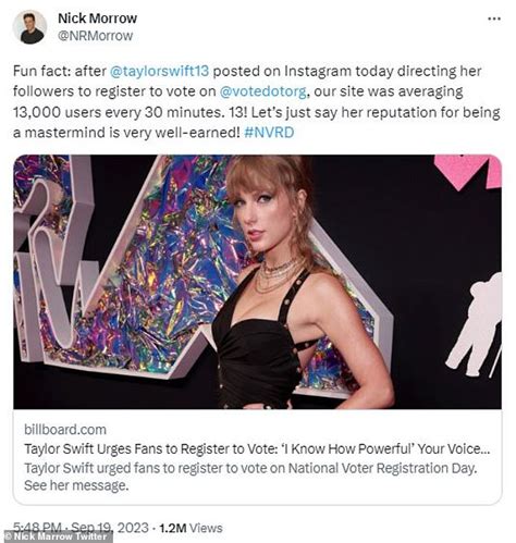 Taylor Swift Gets 35 000 Fans To Register To Vote After She Encouraged