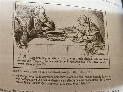 Observe a charge a seguir A quem são os personagens representados na