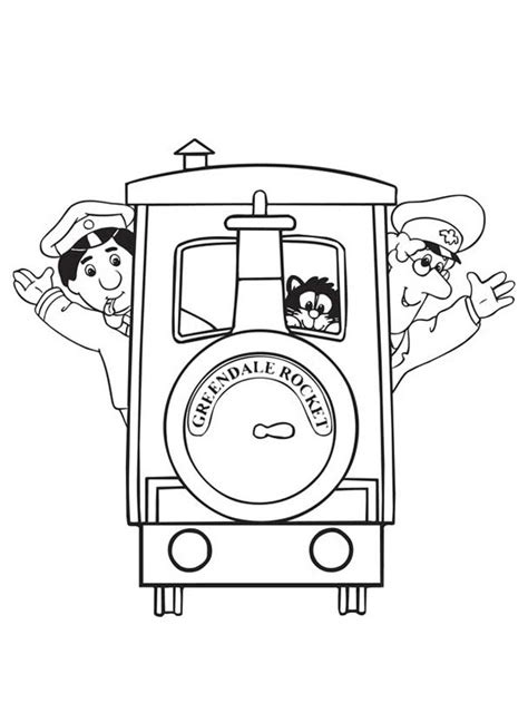 Postman Pat Coloring Pages (6) - Coloringkids.org