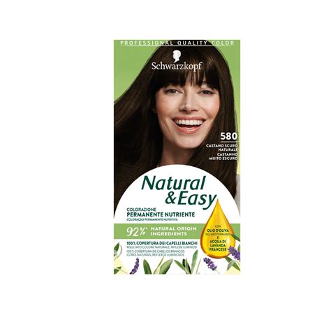 Schwarzkopf Natural And Easy Tinta 580 Castano Scuro Naturale 1 Pz Redcare