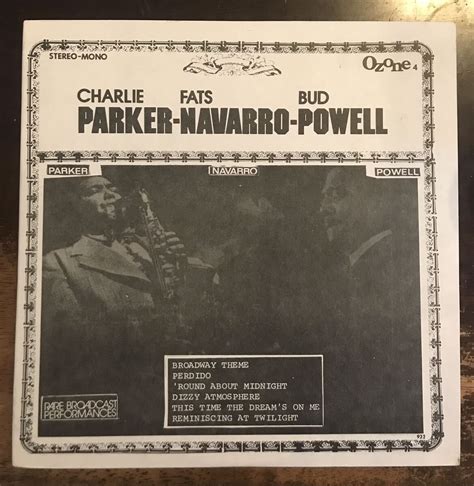 Yahoo Charlie Parker Fats Navarro Bud Powell