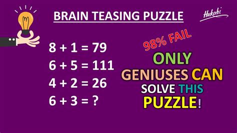 Brain Teasing Puzzle With Solution Youtube