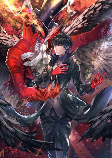 Amamiya Ren And Arsene Persona And 1 More Drawn By Sagta Panggang