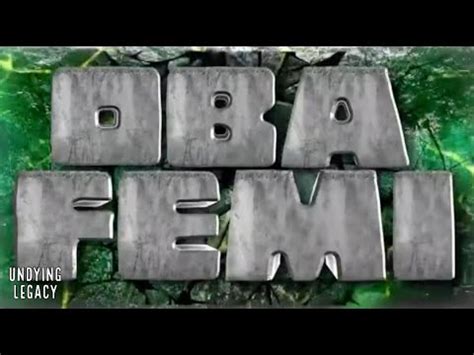 Oba Femi Custom Titantron Hands Of Fate With Crowd Chants Youtube