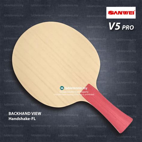 Sanwei Blade V Pro Fl All Wood Table Tennis Blade Paddle Racket Ping