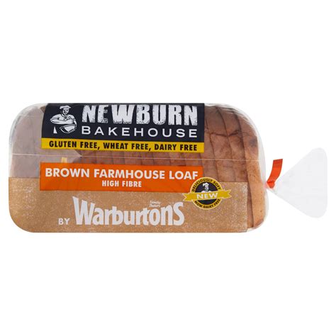 Warburtons Newburn Bakehouse Brown Farmhouse Loaf 560g Brown And Wholemeal Bread Iceland Foods